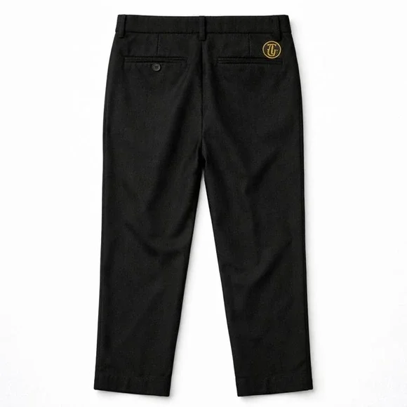 Golf Black Straight Leg Pants | Size 34 | Streetwear Tailored Fit - Picture 2 of 2